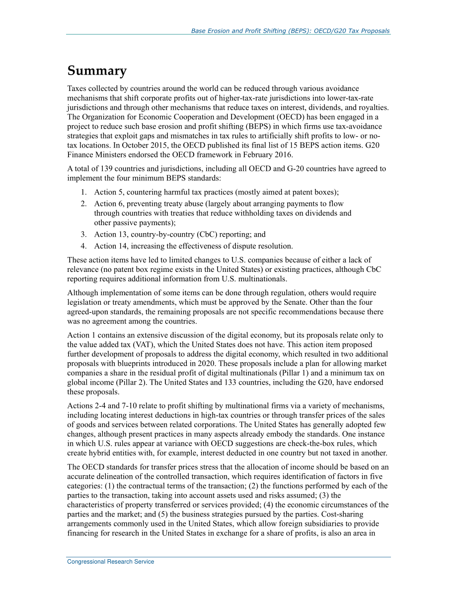 [20210827]R44900_基础侵蚀和利润转移（BEPS）：OECD税收提案.pdf_第2页