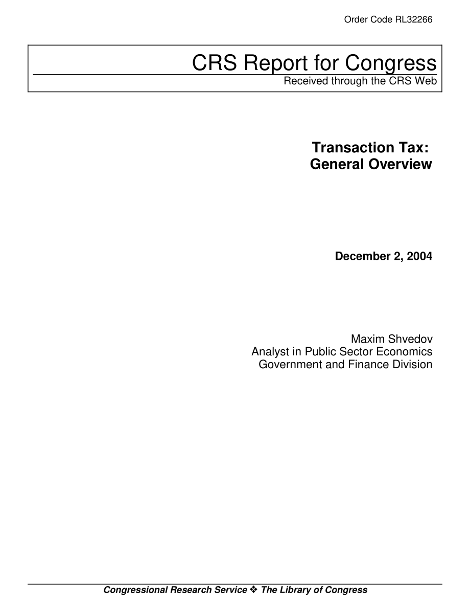 [20041202]RL32266_交易税：一般概述.pdf_第1页