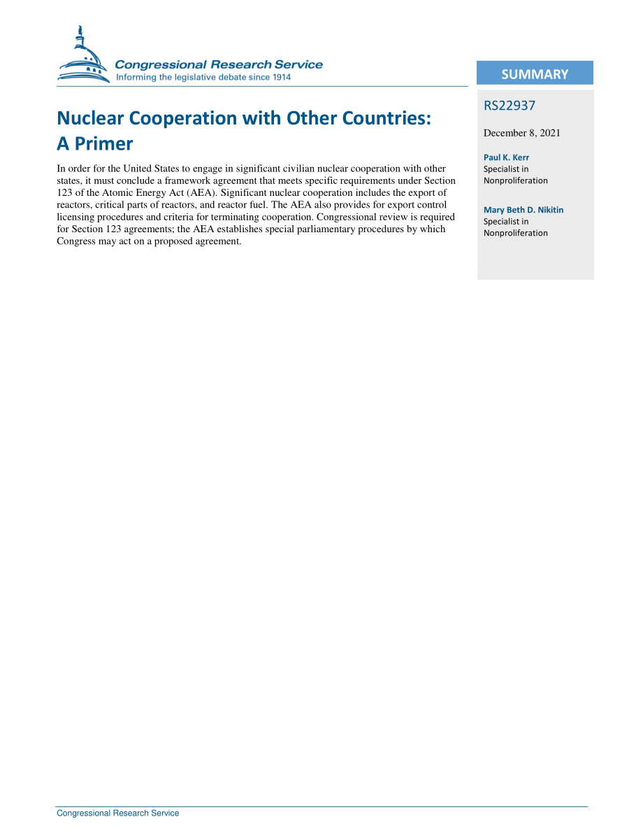 [20211209]RS22937_与其他国家的核合作：基础.pdf_第2页