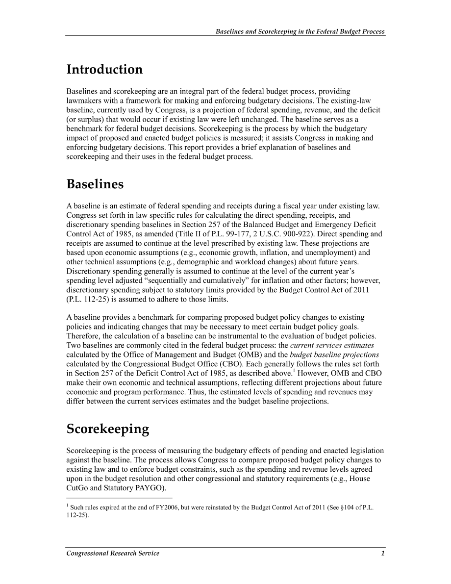 [20121126]98-560_联邦预算过程中的基线和记分.pdf_第2页