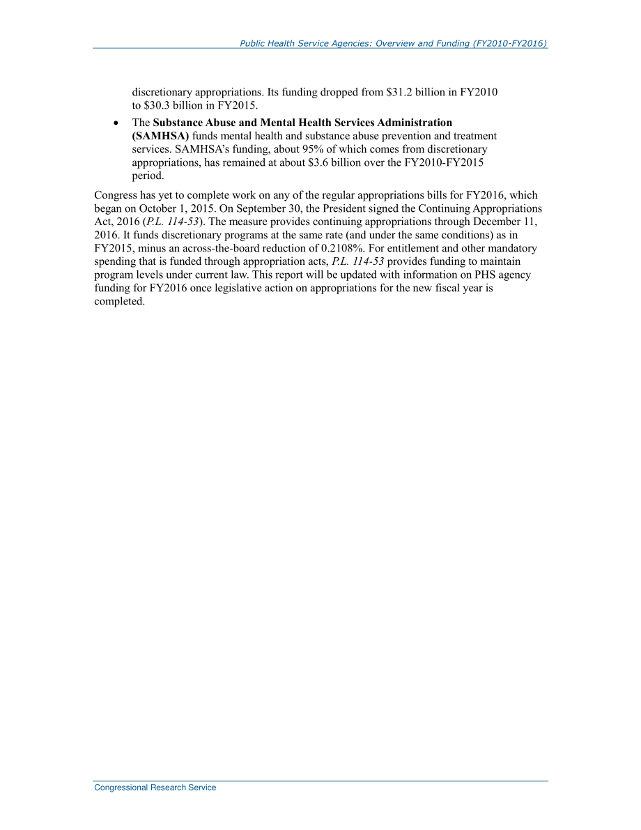 [20151013]R43304_公共卫生服务机构：概述和资金（2010-2016财年）.pdf_第3页