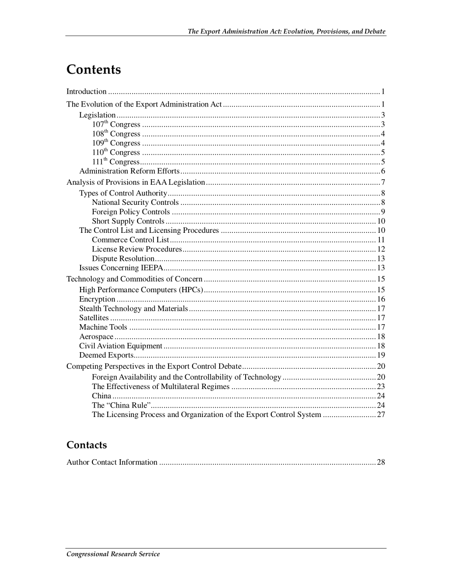 [20100426]RL31832_《出口管理法》：演变、规定和辩论.pdf_第3页