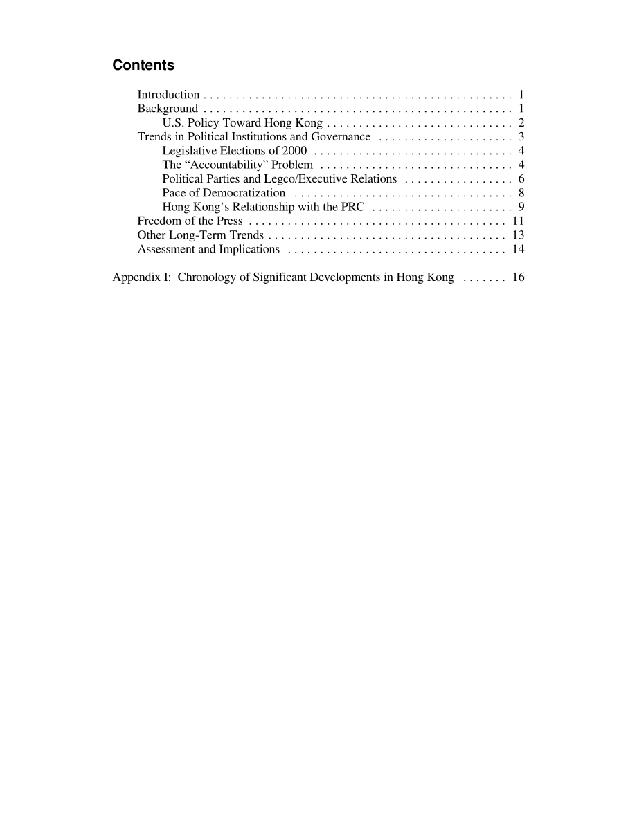 [20010323]RL30895_香港正在进行的过渡：2001年中国主权的影响.pdf_第3页