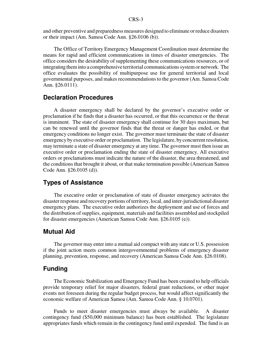 [20040402]RS21803_美属萨摩亚应急管理和国土安全法定机构概述.pdf_第3页