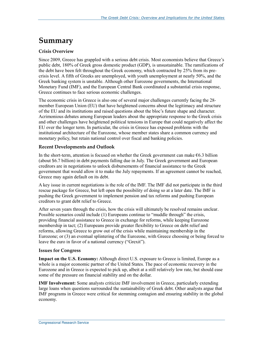 [20170424]R44155_希腊债务危机：概述和对美国的影响.pdf_第2页