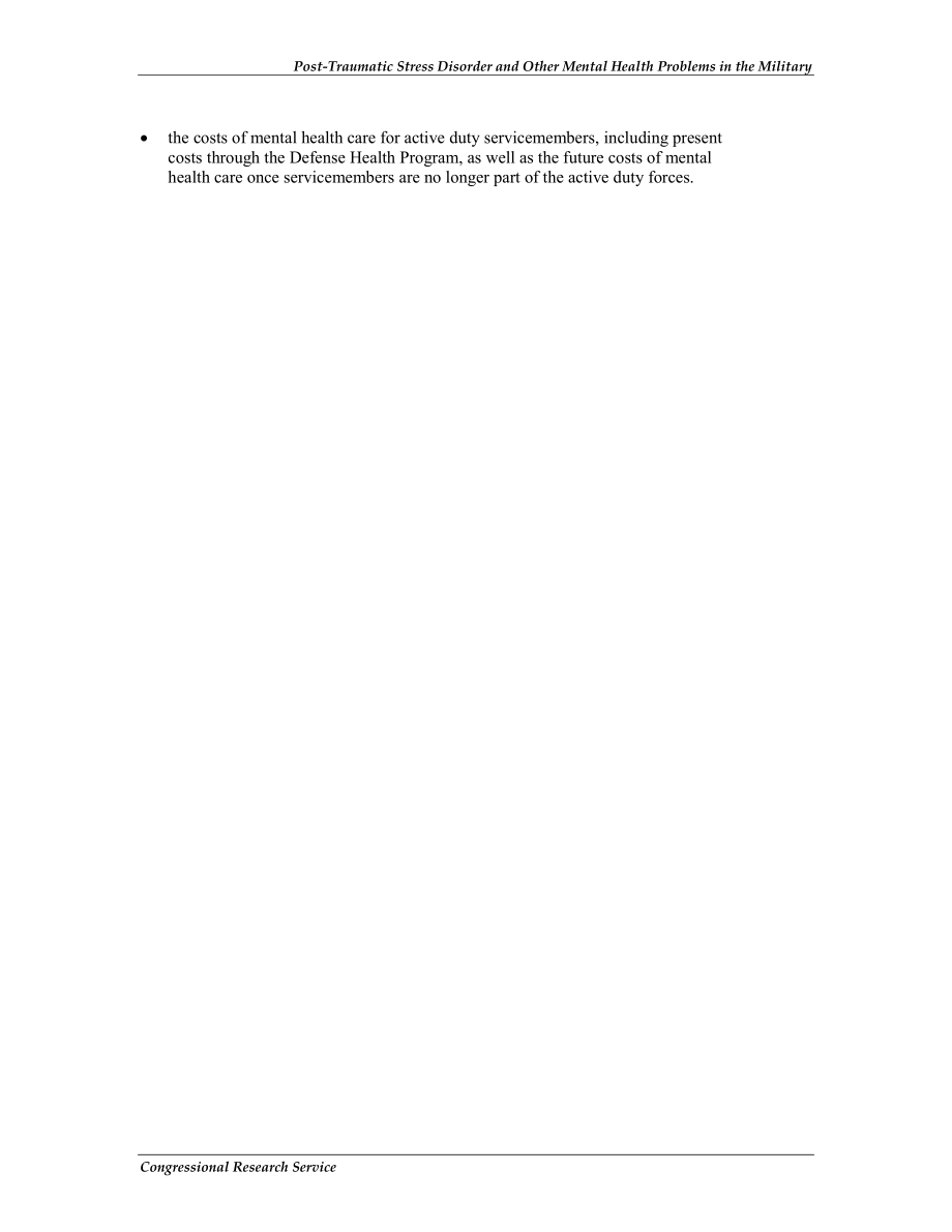 [20130808]R43175_军人创伤后应激障碍和其他心理健康问题：国会的监督问题.pdf_第3页