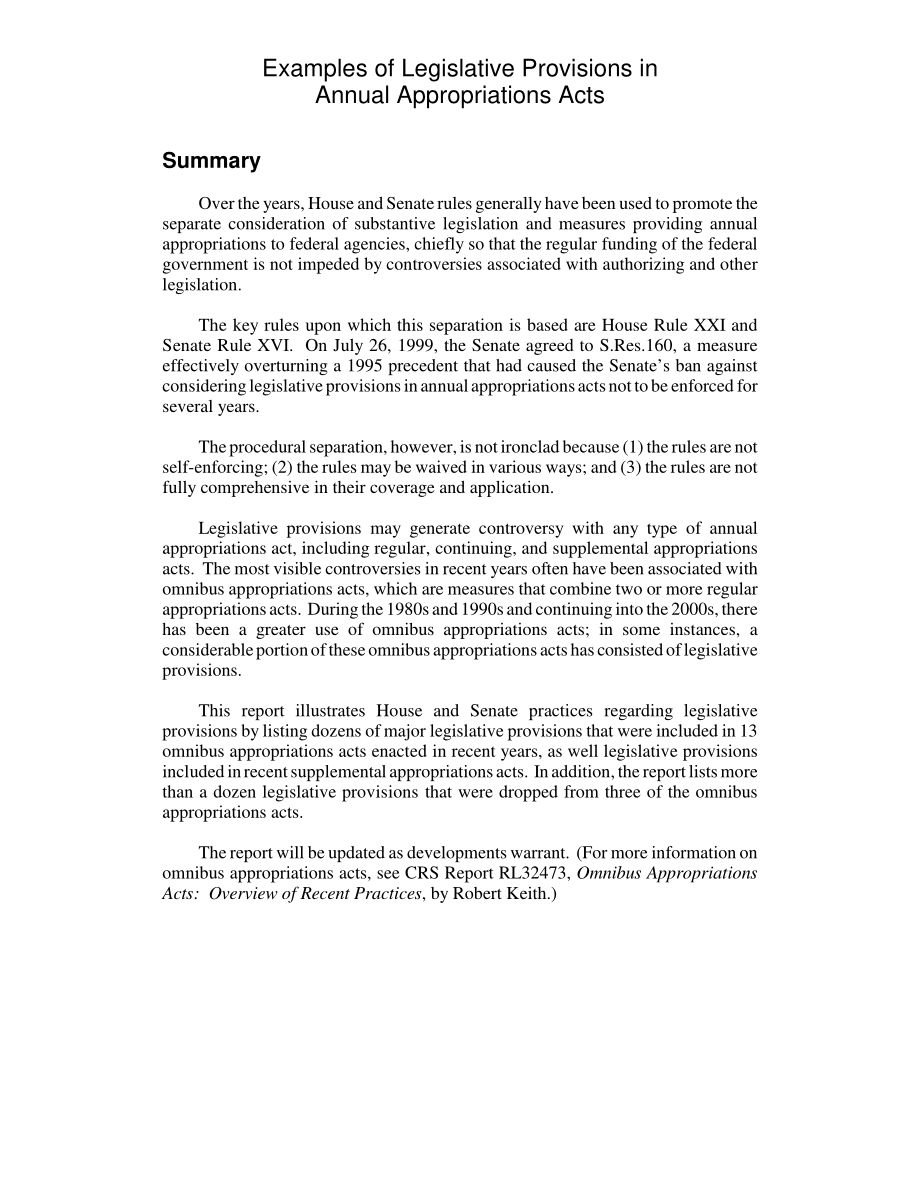 [20080904]RL30619_年度拨款法案中的立法规定示例.pdf_第2页