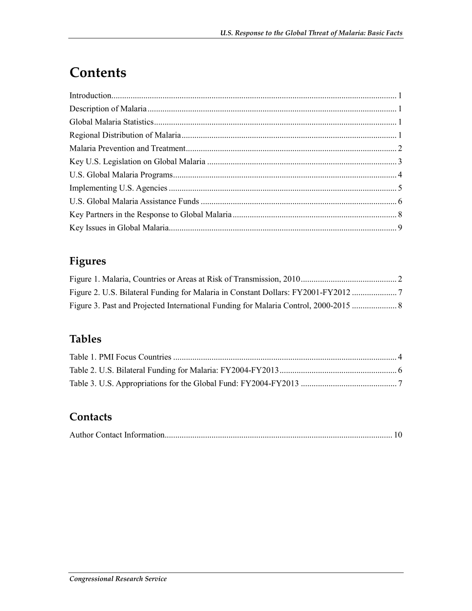 [20120615]R41644_美国应对全球疟疾威胁：基本事实.pdf_第3页