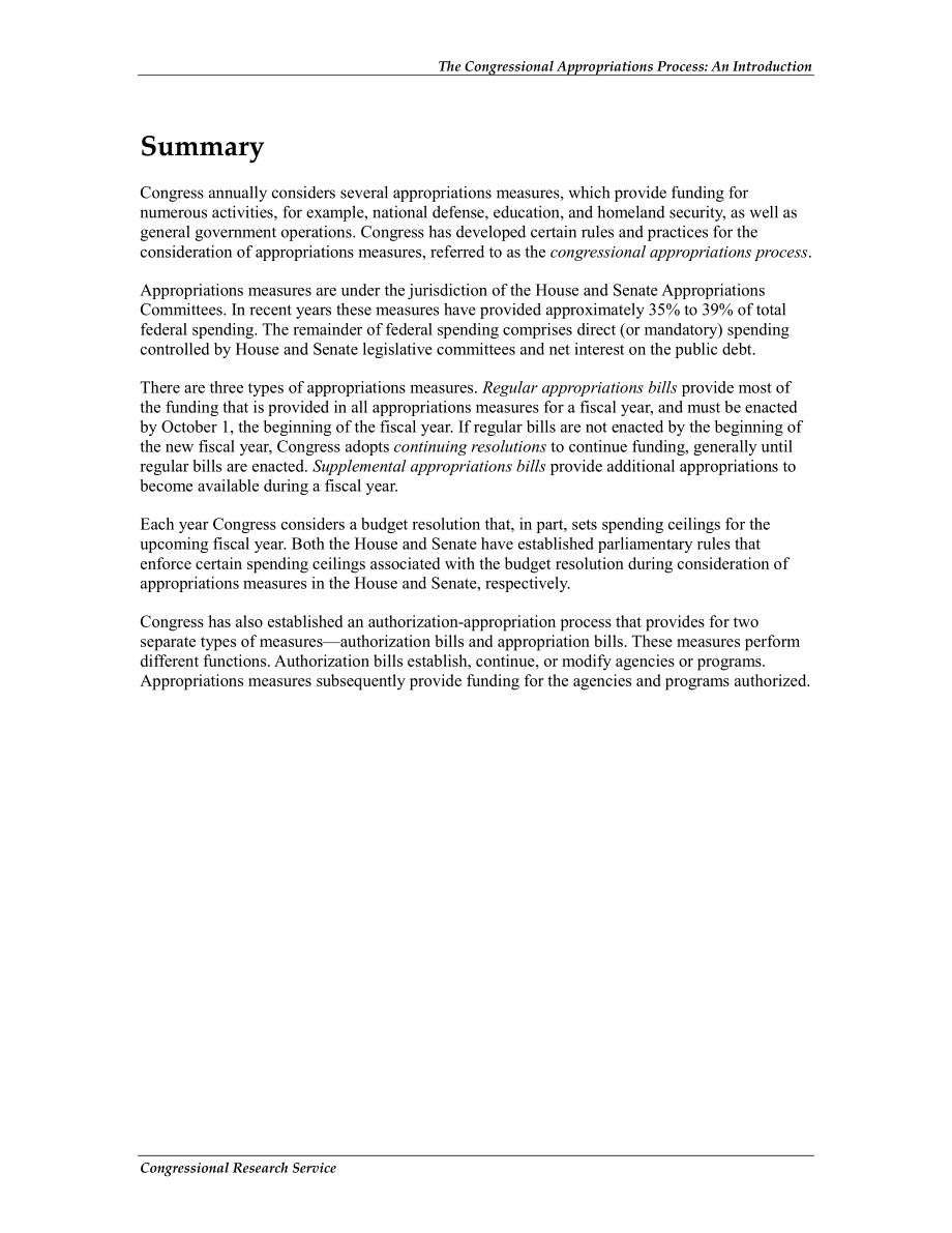 [20120223]97-684_国会拨款程序：简介.pdf_第2页