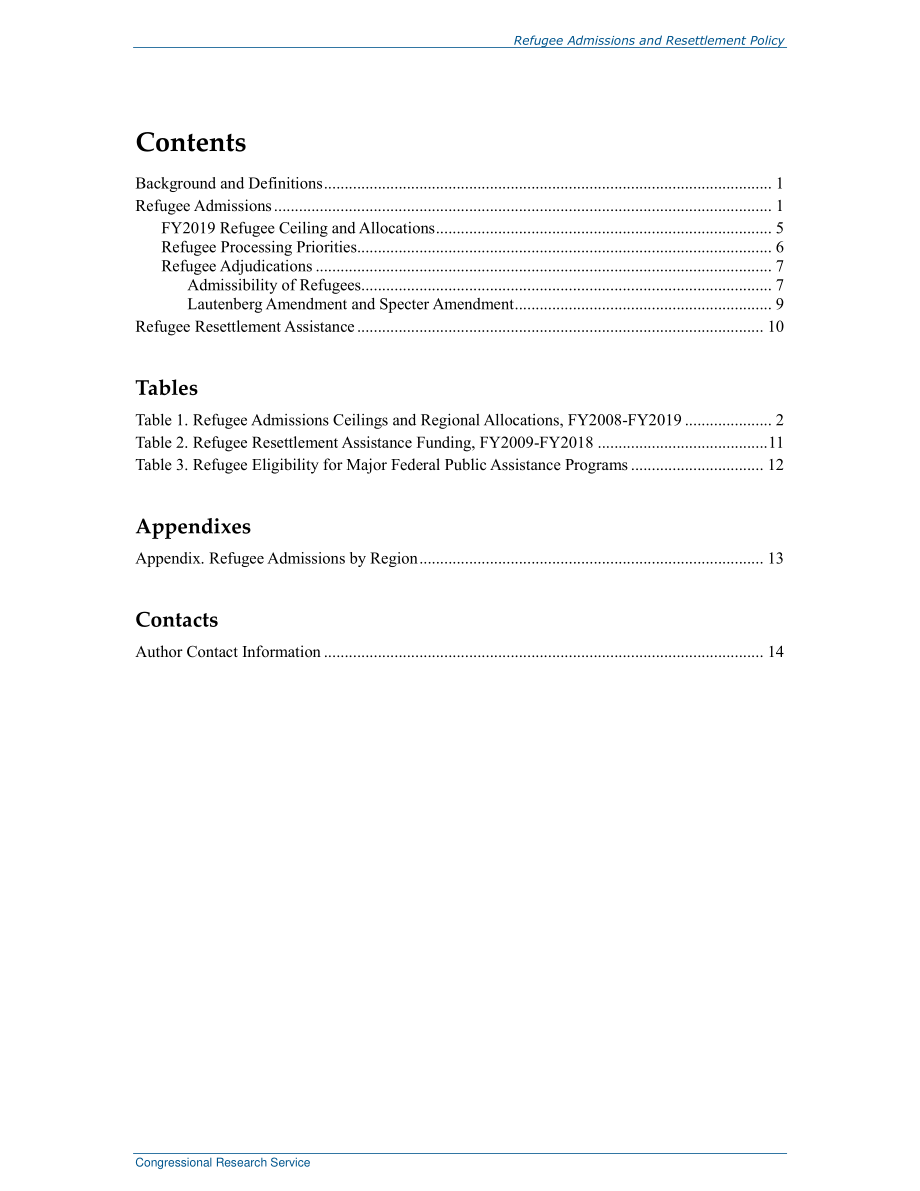 [20181218]RL31269_难民接纳和重新安置政策 .pdf_第3页