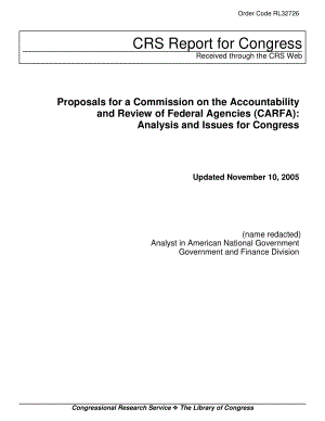 [20051110]RL32726_关于成立联邦机构问责制和审查委员会（CARFA）的提案：国会的分析和问题.pdf