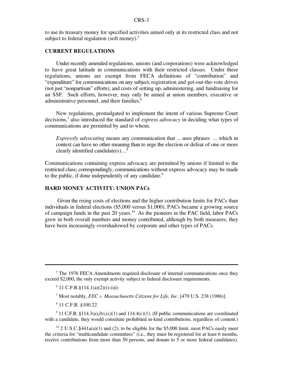 [19980218]96-484GOV_有组织劳工的政治支出：背景和当前问题.pdf_第3页