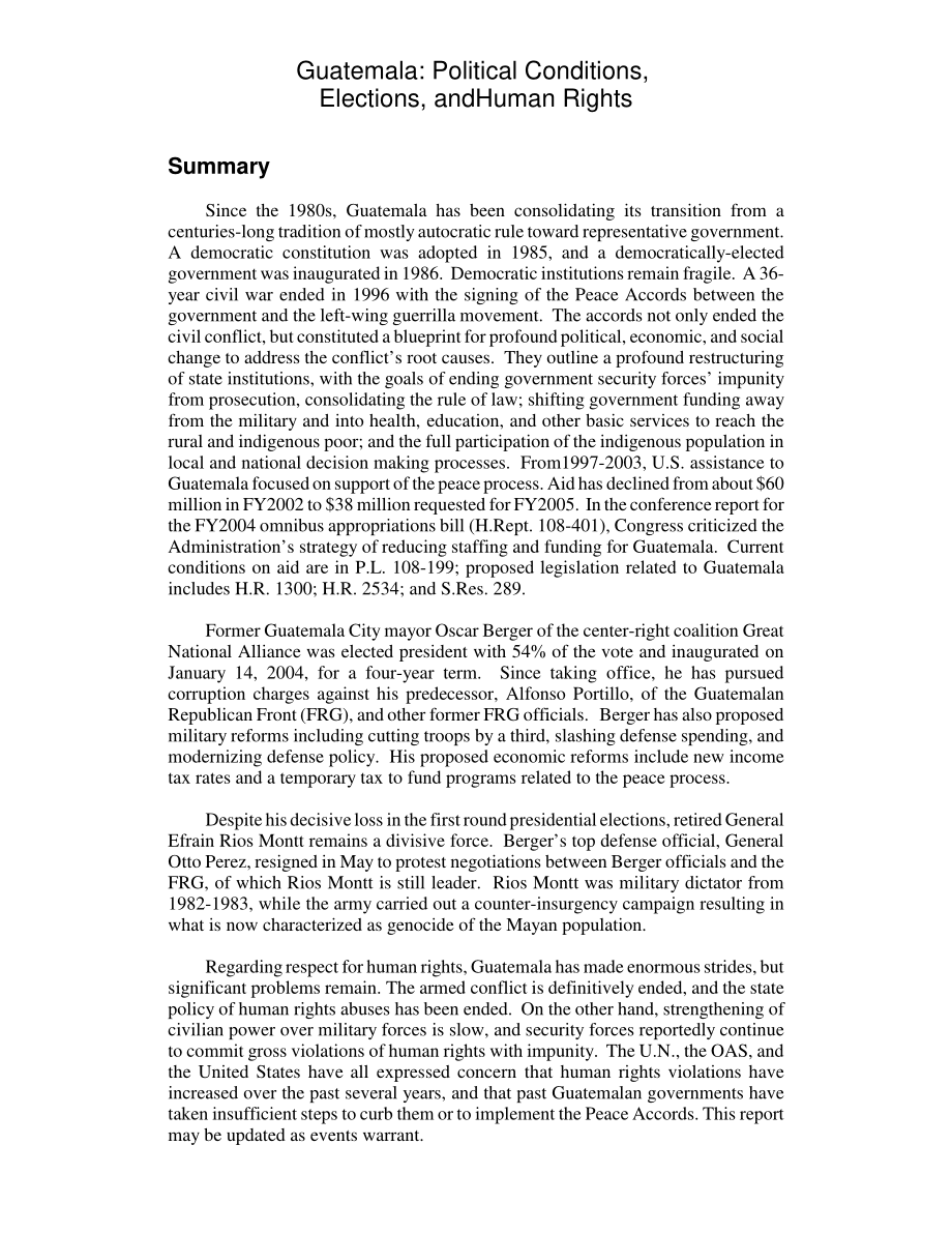 [20040812]RL32124_危地马拉：政治条件、选举和人权.pdf_第2页