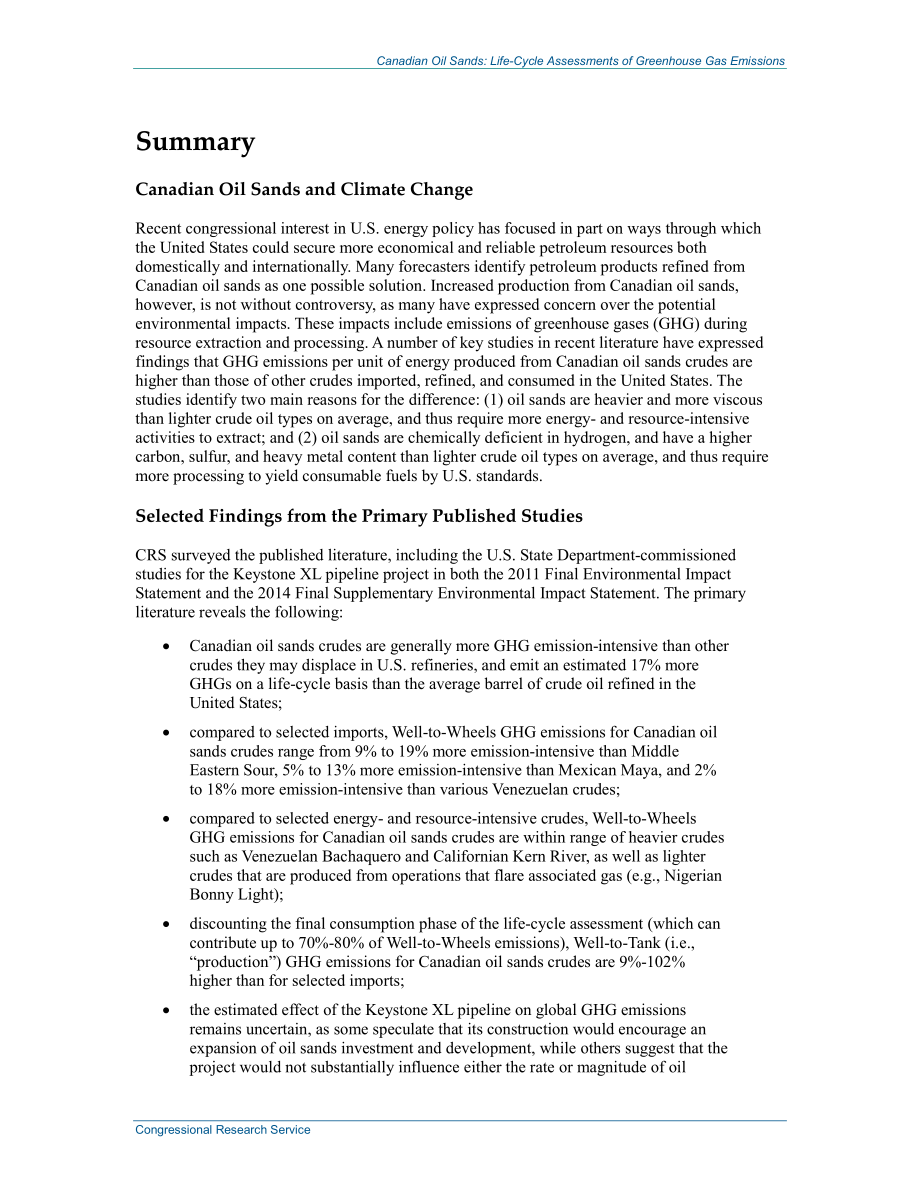 [20141230]R42537_加拿大油砂：温室气体排放的生命周期评估.pdf_第2页