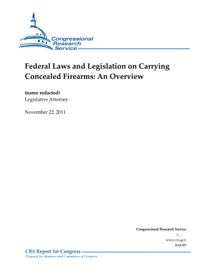 [20111122]R42099_关于携带隐蔽枪支的联邦法律和立法：概述.pdf