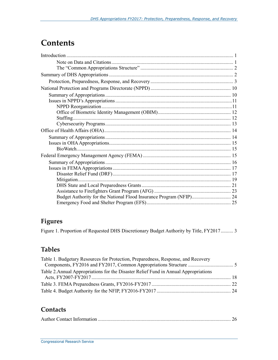 [20170929]R44660_2017财年DHS拨款：保护、准备、响应和恢复.pdf_第3页