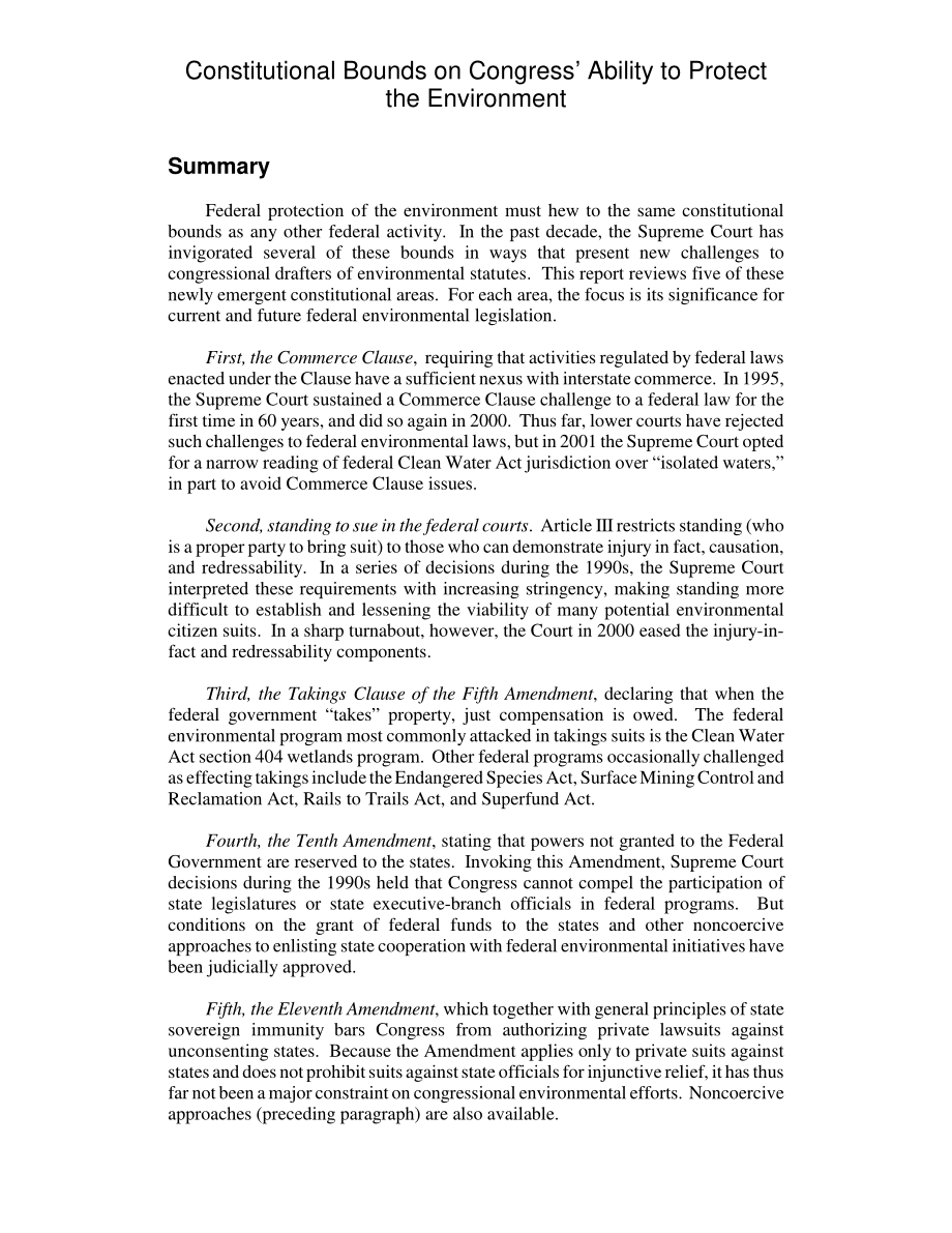[20021218]RL30670_国会保护环境能力的宪法界限.pdf_第2页