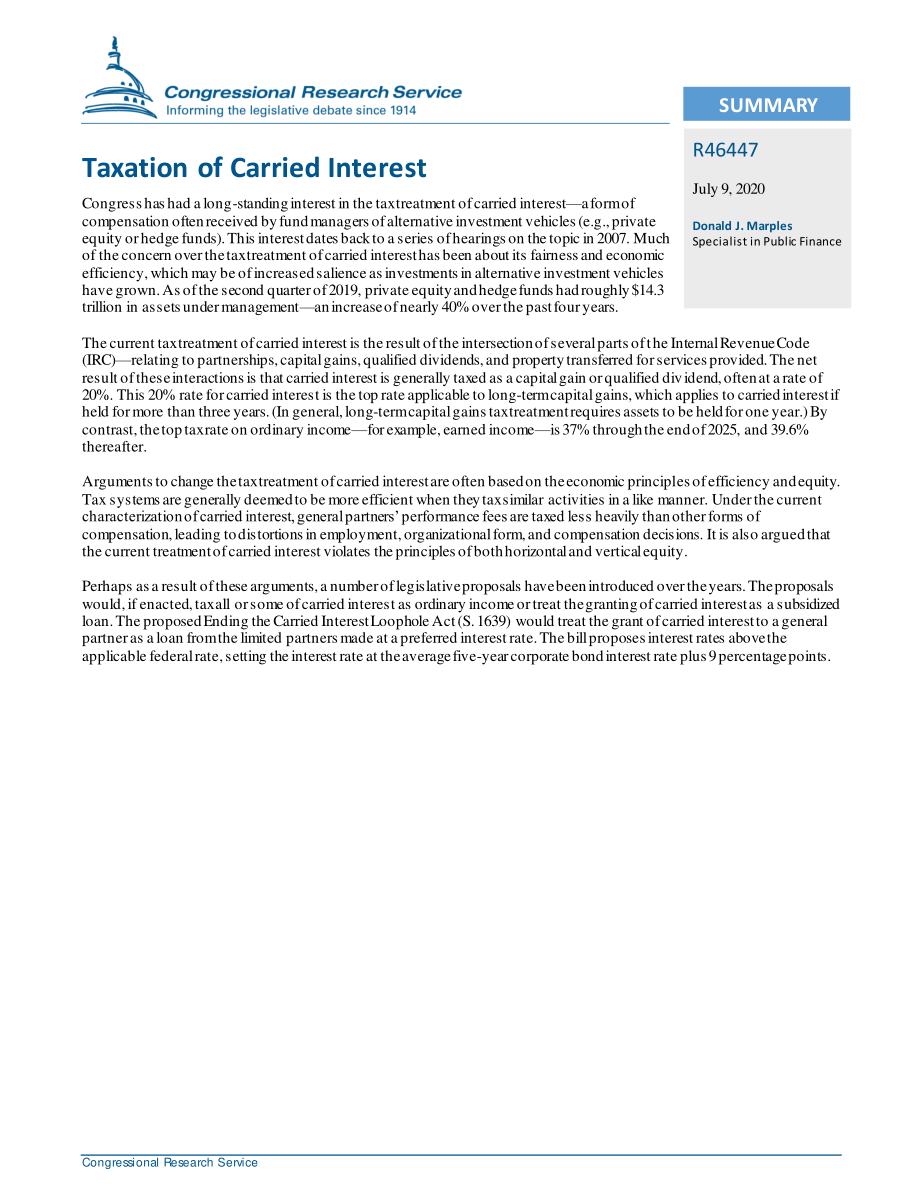 [20200709]R46447_附带权益征税.pdf_第2页