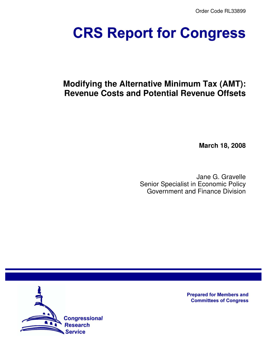[20080318]RL33899_修改替代最低税额（AMT）：收入成本和潜在收入抵消.pdf_第1页