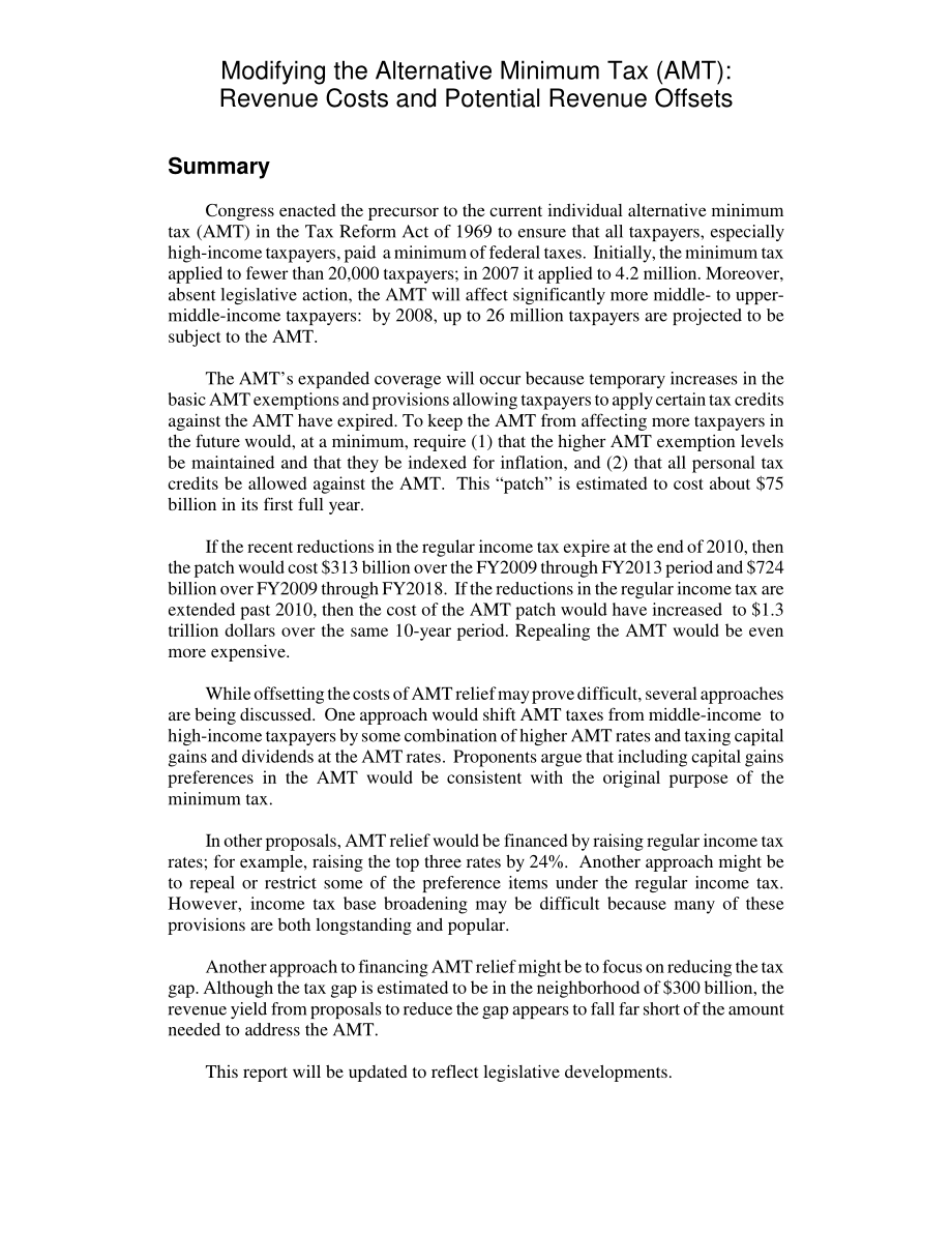 [20080318]RL33899_修改替代最低税额（AMT）：收入成本和潜在收入抵消.pdf_第2页