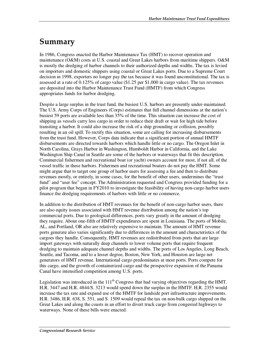 [20110110]R41042_港口维护信托基金支出.pdf_第2页