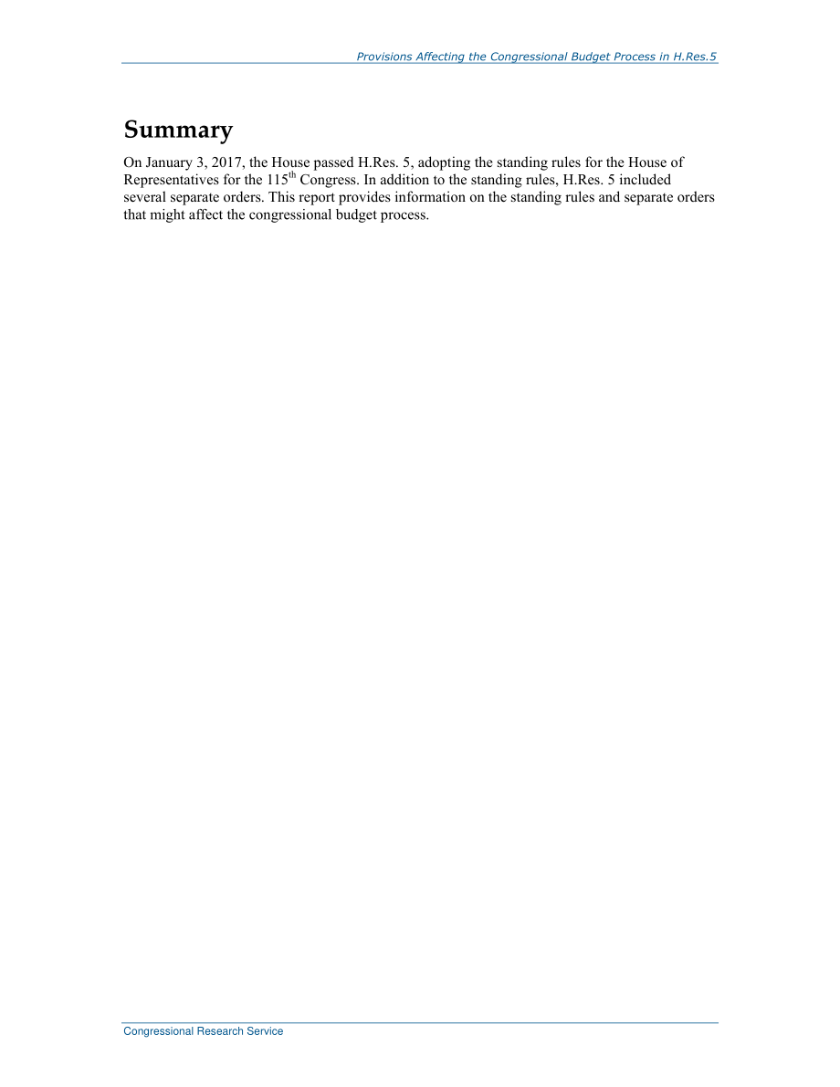 [20170223]R44769_H.Res中包含的影响国会预算程序的规定5（第115届大会）.pdf_第2页