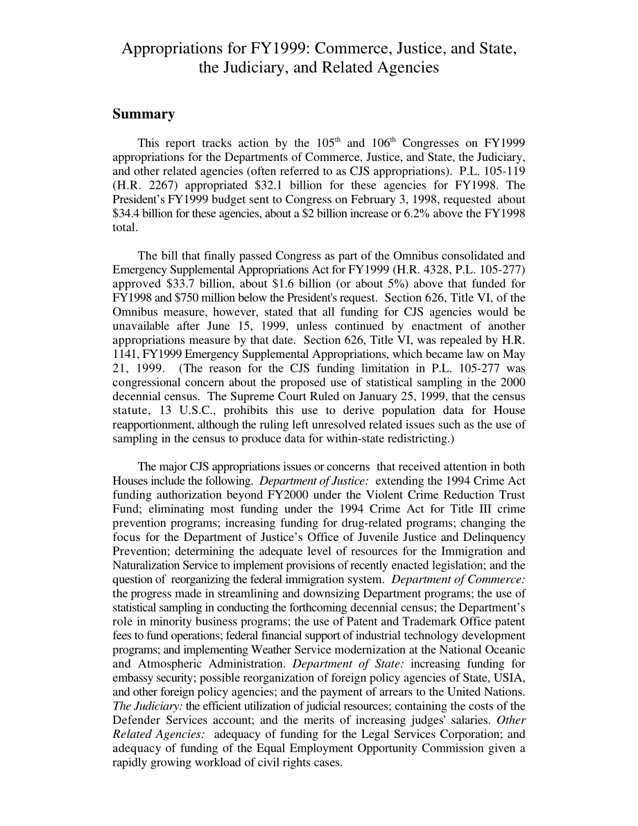 [19990524]98-209E_Appropriations for FY 1999：商业、司法、国家、司法和相关机构.pdf_第3页