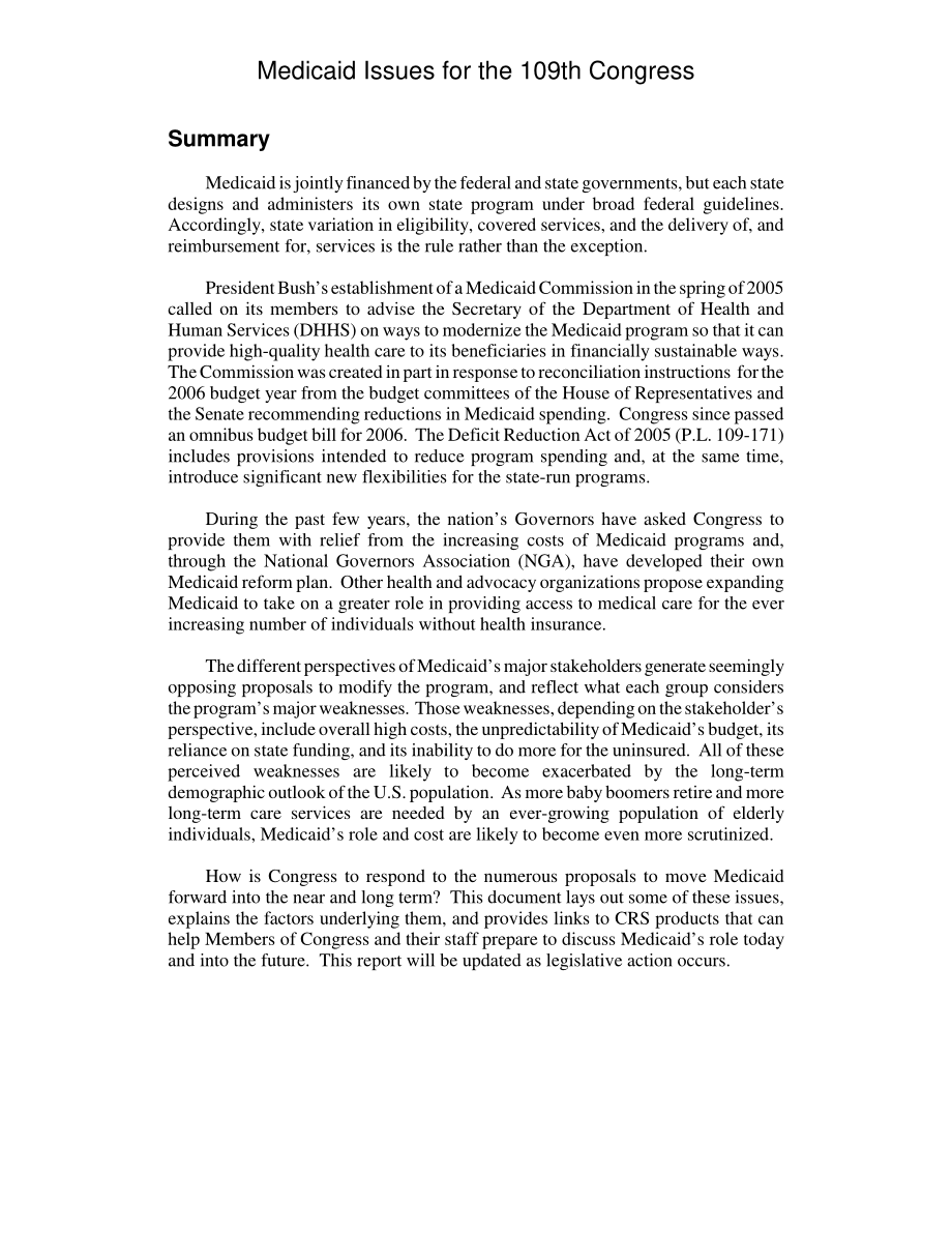 [20060410]RL33121_第109届国会医疗补助问题.pdf_第2页