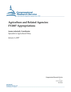 [20070104]RL33412_农业和相关机构：2007财年拨款.pdf
