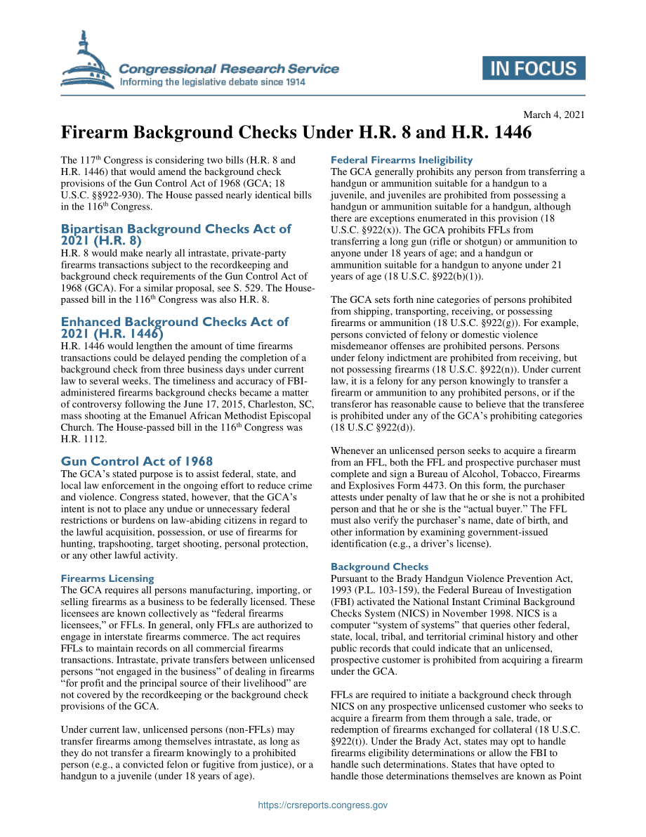 [20210304]IF11781_H.R.下的枪支背景调查8和H.R.1446.pdf_第1页