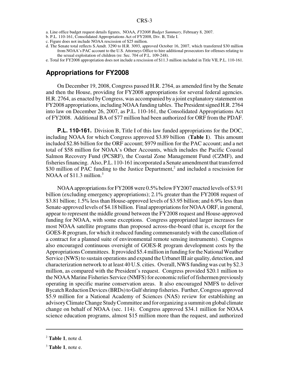 [20080130]RS22614_国家海洋和大气管理局（NOAA）：对2008财年预算和国会拨款的审查.pdf_第3页