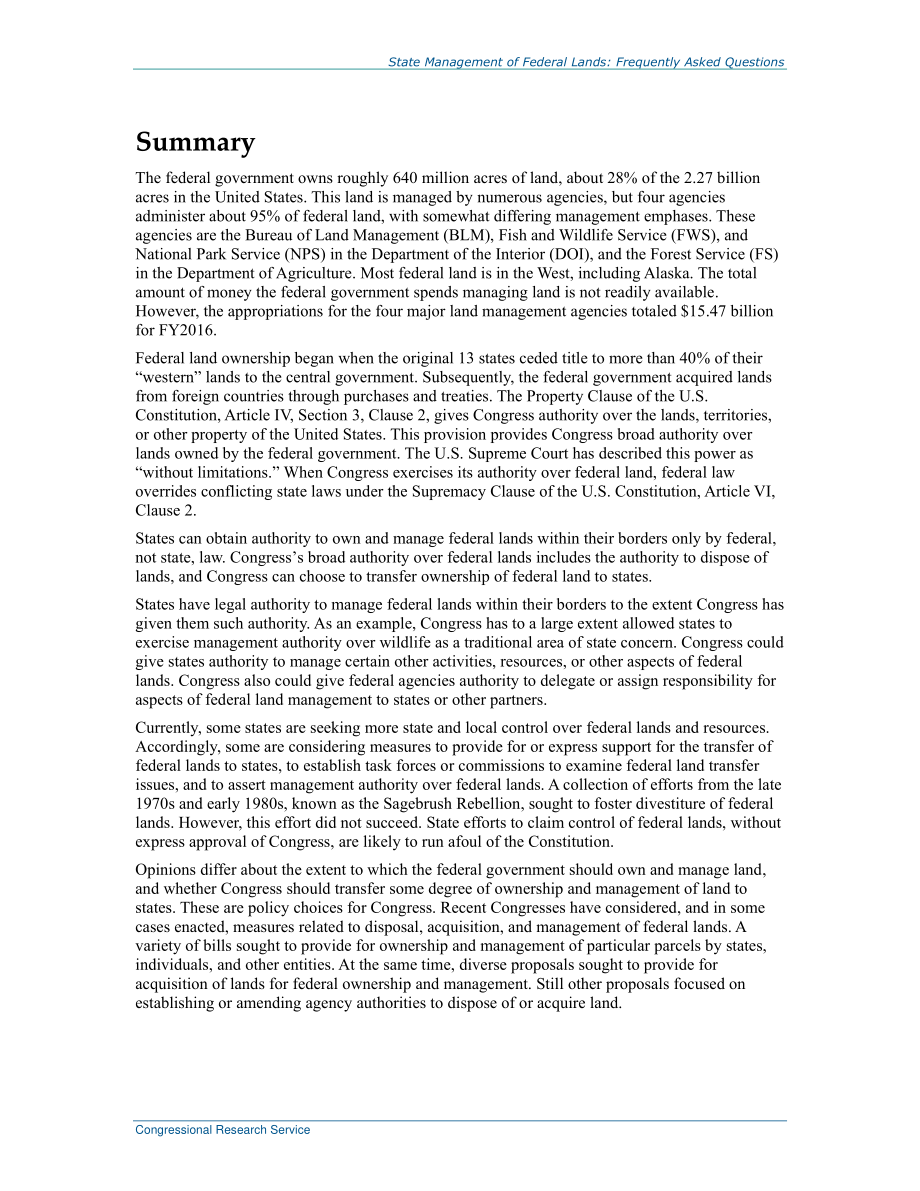 [20161216]R44267_联邦土地的州管理：常见问题解答.pdf_第2页