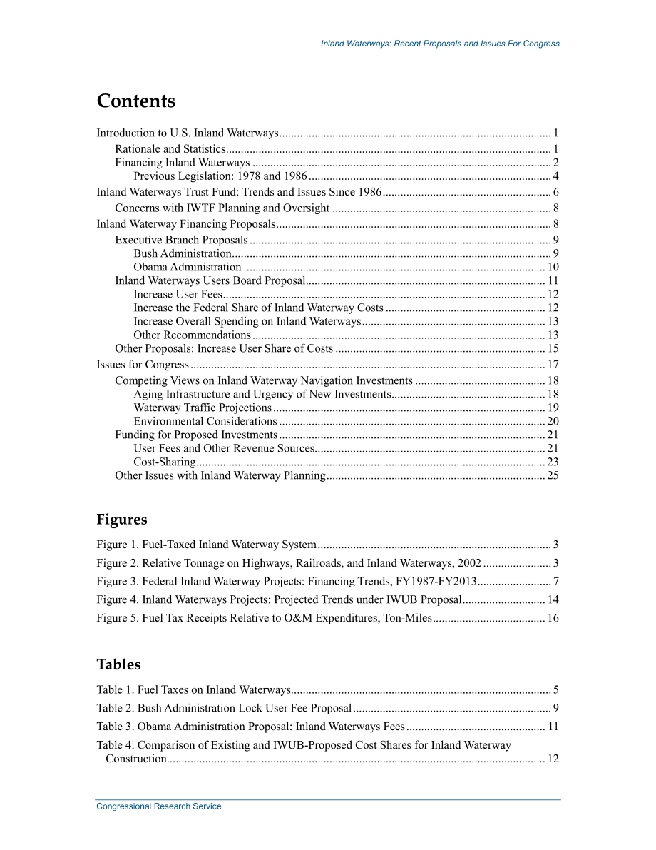[20140626]R41430_内陆水道：最近提交国会的提案和问题.pdf_第3页