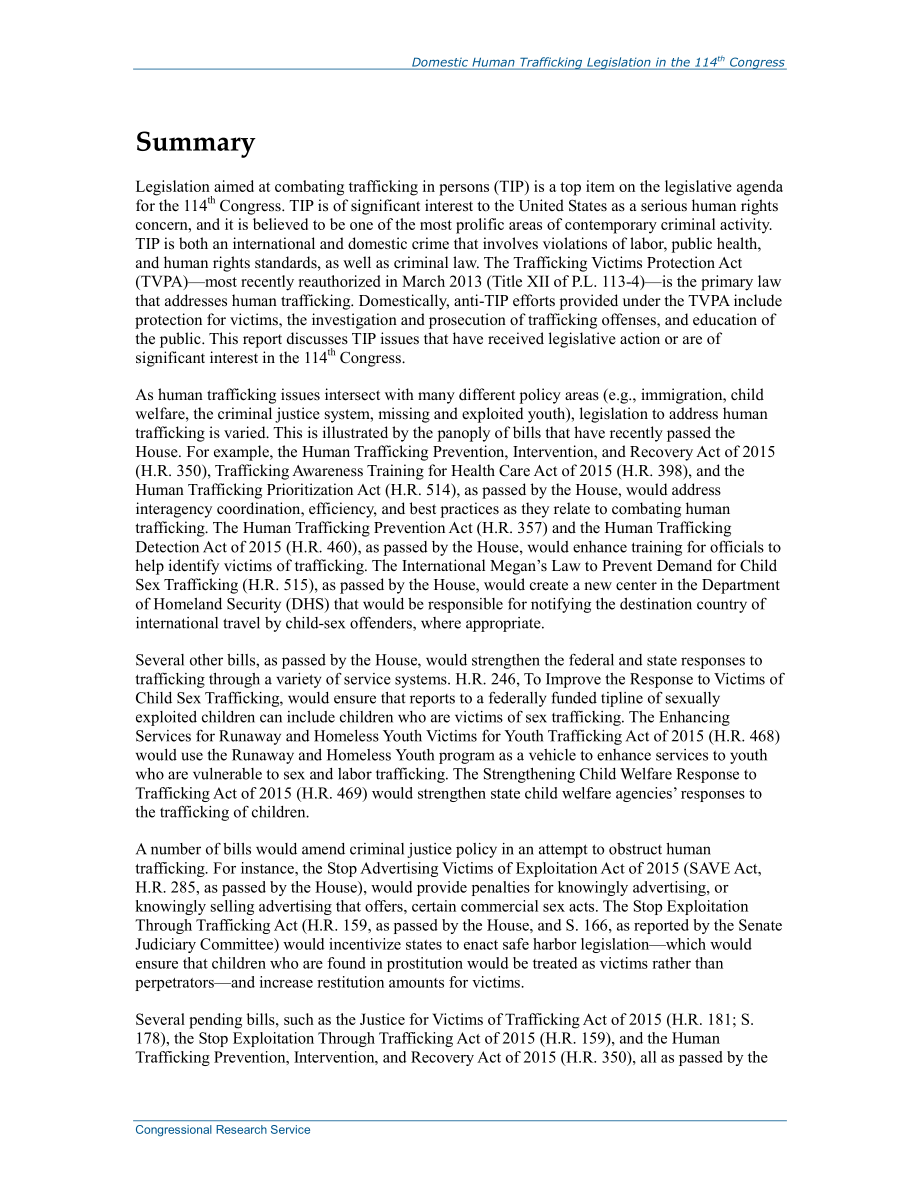 [20150416]R43917_第114届国会的国内人口贩运立法.pdf_第2页
