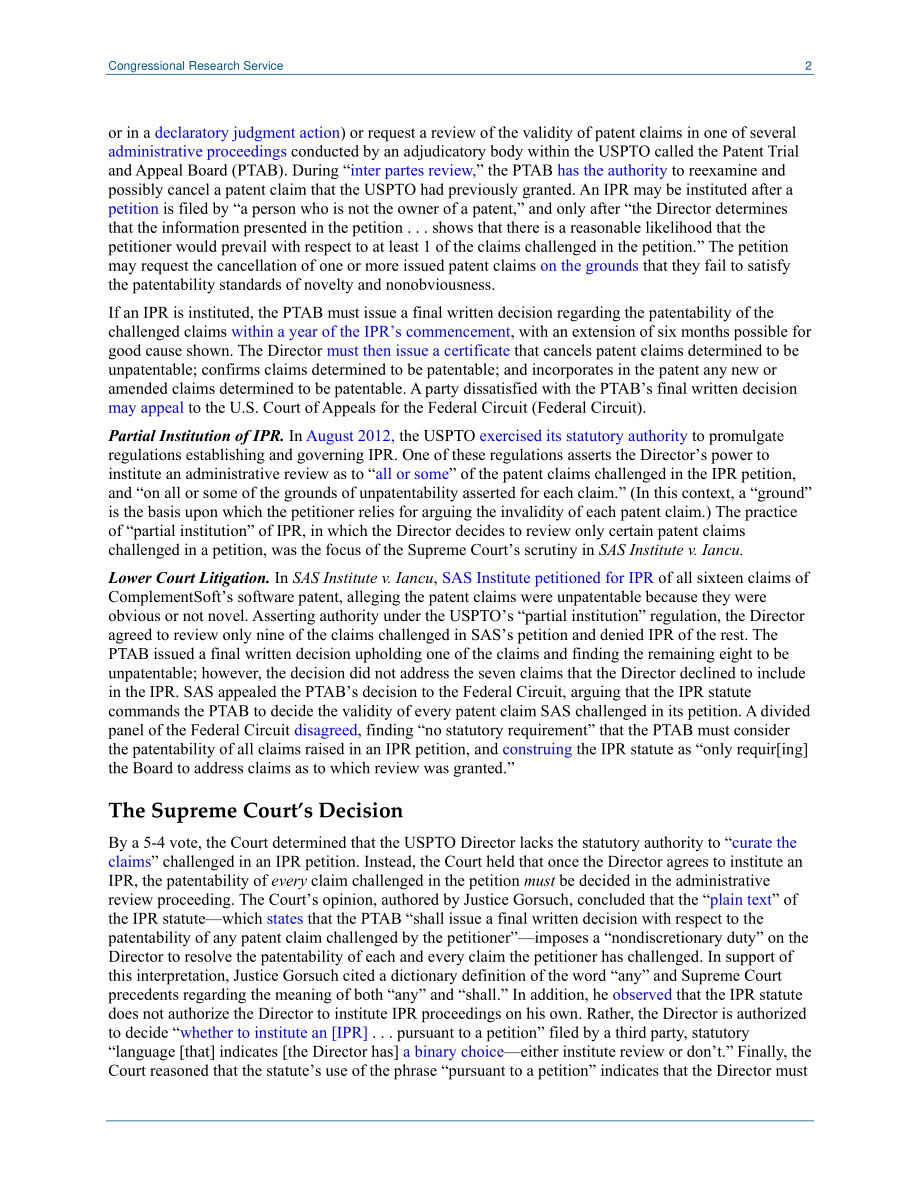 [20180523]LSB10137_最高法院驳回对专利申请的“部分”行政审查.pdf_第2页