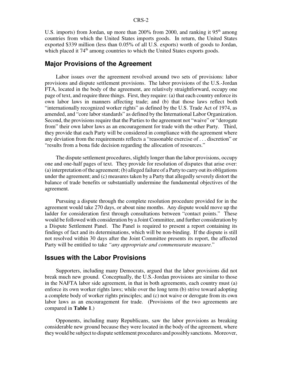 [20030715]RS20968_约旦-美国自由贸易协定：劳工问题.pdf_第2页