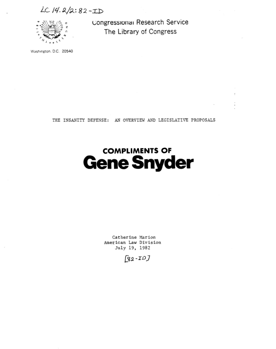 [19820719]82-ID_精神错乱辩护：概述和立法建议.pdf_第1页