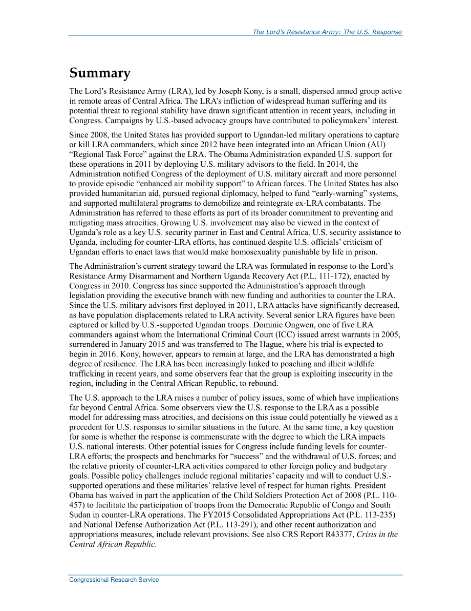 [20150928]R42094_上帝抵抗军：美国的回应.pdf_第2页