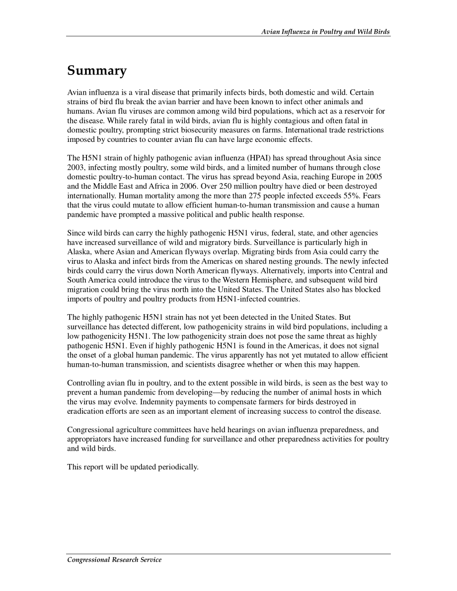 [20070329]RL33795_家禽和野鸟中的禽流感.pdf_第2页