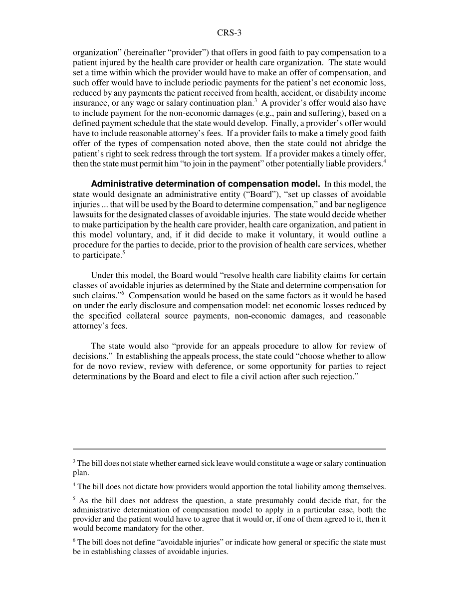 [20050714]RS22193_向各州提供赠款以开发医疗事故诉讼的替代方案：S.1337第109届国会的法律分析.pdf_第3页