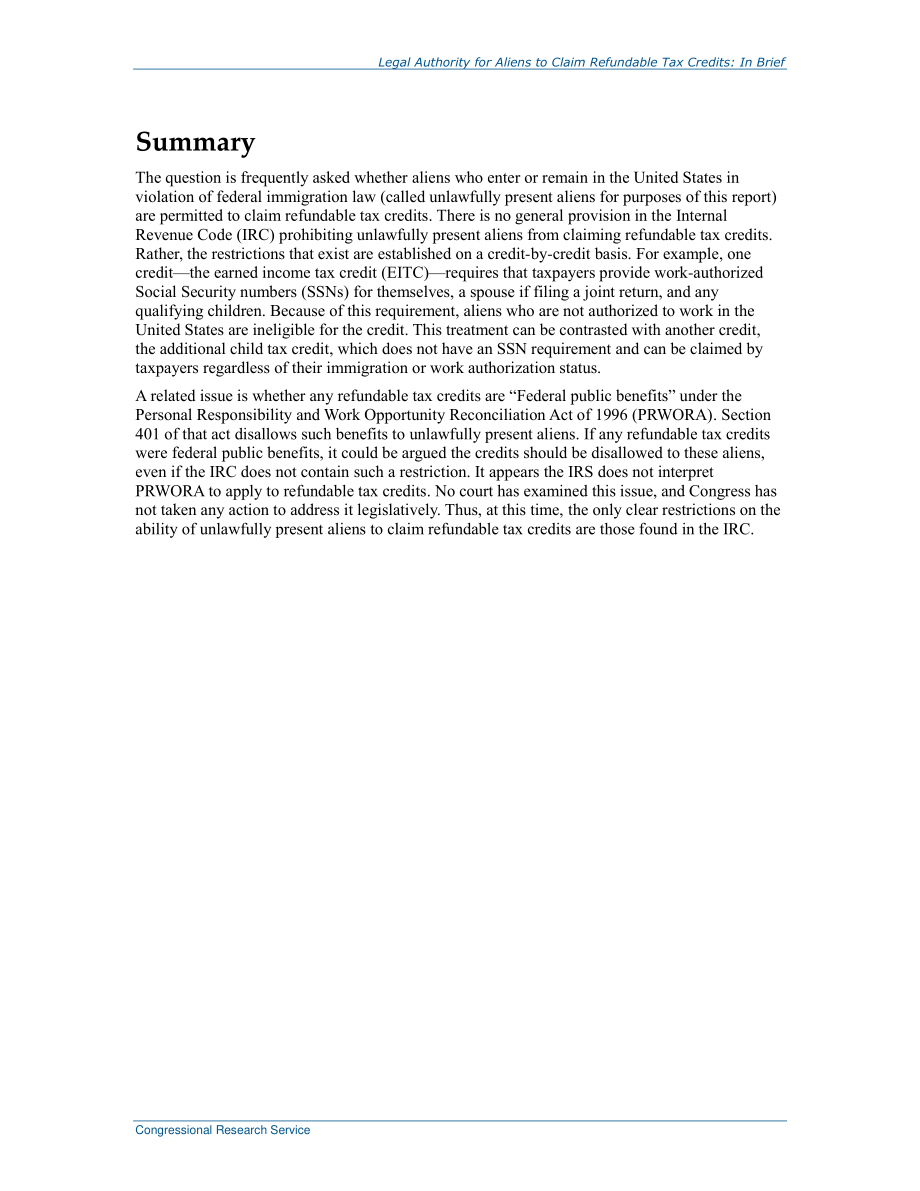 [20151201]R44290_外国人申请可退还税收抵免的法律权限：简言之.pdf_第2页