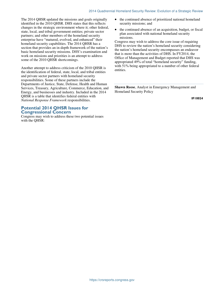 [20201009]IF10024_2014年四年一次的国土安全审查：战略审查的演变.pdf_第2页