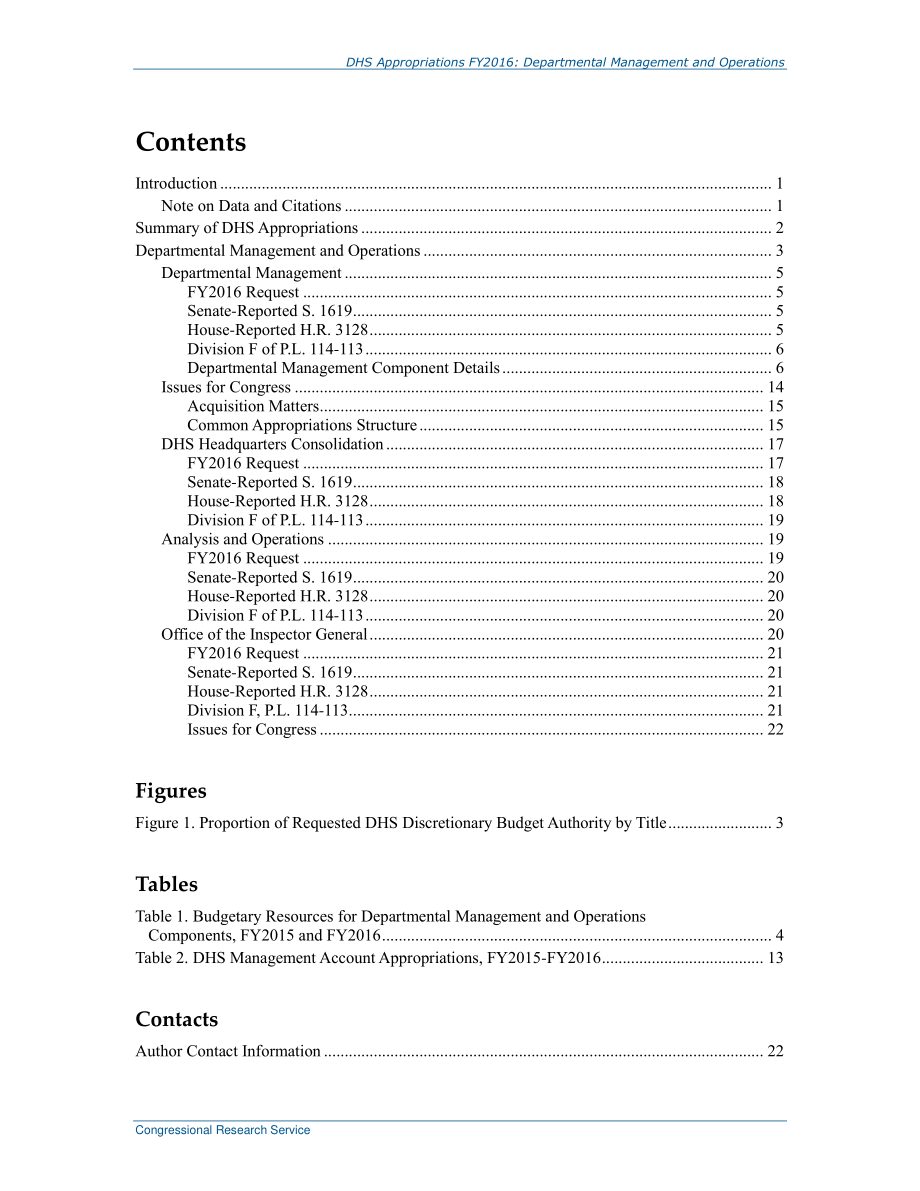 [20160316]R44186_2016财年DHS拨款：部门管理和运营.pdf_第3页