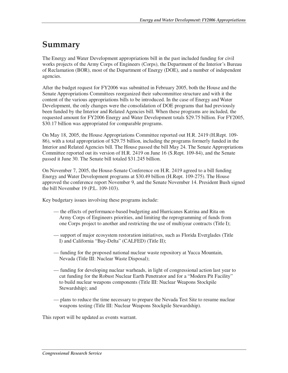 [20051216]RL32852_能源和水资源开发：2006财年拨款.pdf_第2页