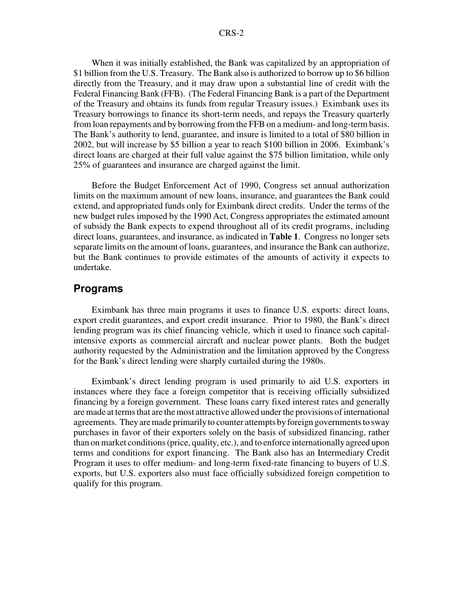 [20030310]98-568E_进出口银行：背景和立法问题.pdf_第2页