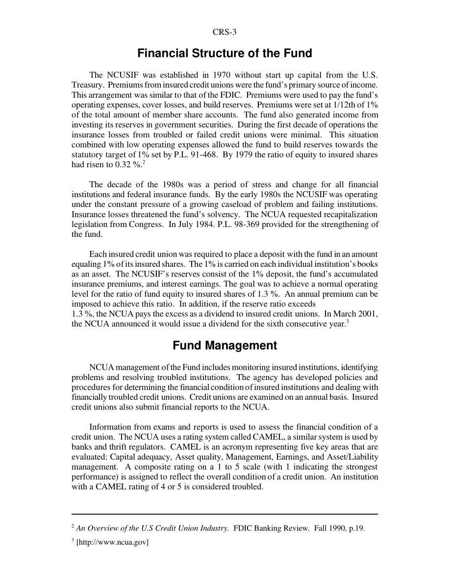 [20010521]RS20920_信用合作社存款保险：目的、管理和政策问题.pdf_第3页