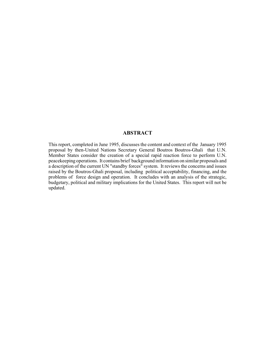 [19950629]95-787_联合国快速反应部队？讨论美国决策者的问题和考虑.pdf_第3页