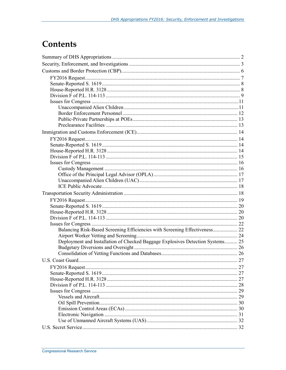 [20160502]R44215_2016财年DHS拨款：安全、执法和调查.pdf_第3页