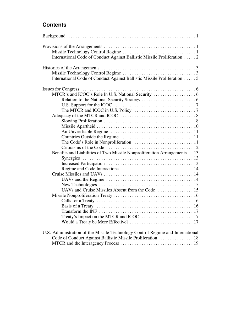 [20030408]RL31848_导弹技术控制制度（MTCR）和《防止弹道导弹扩散国际行为准则》（ICOC）：国会背景和议题.pdf_第3页