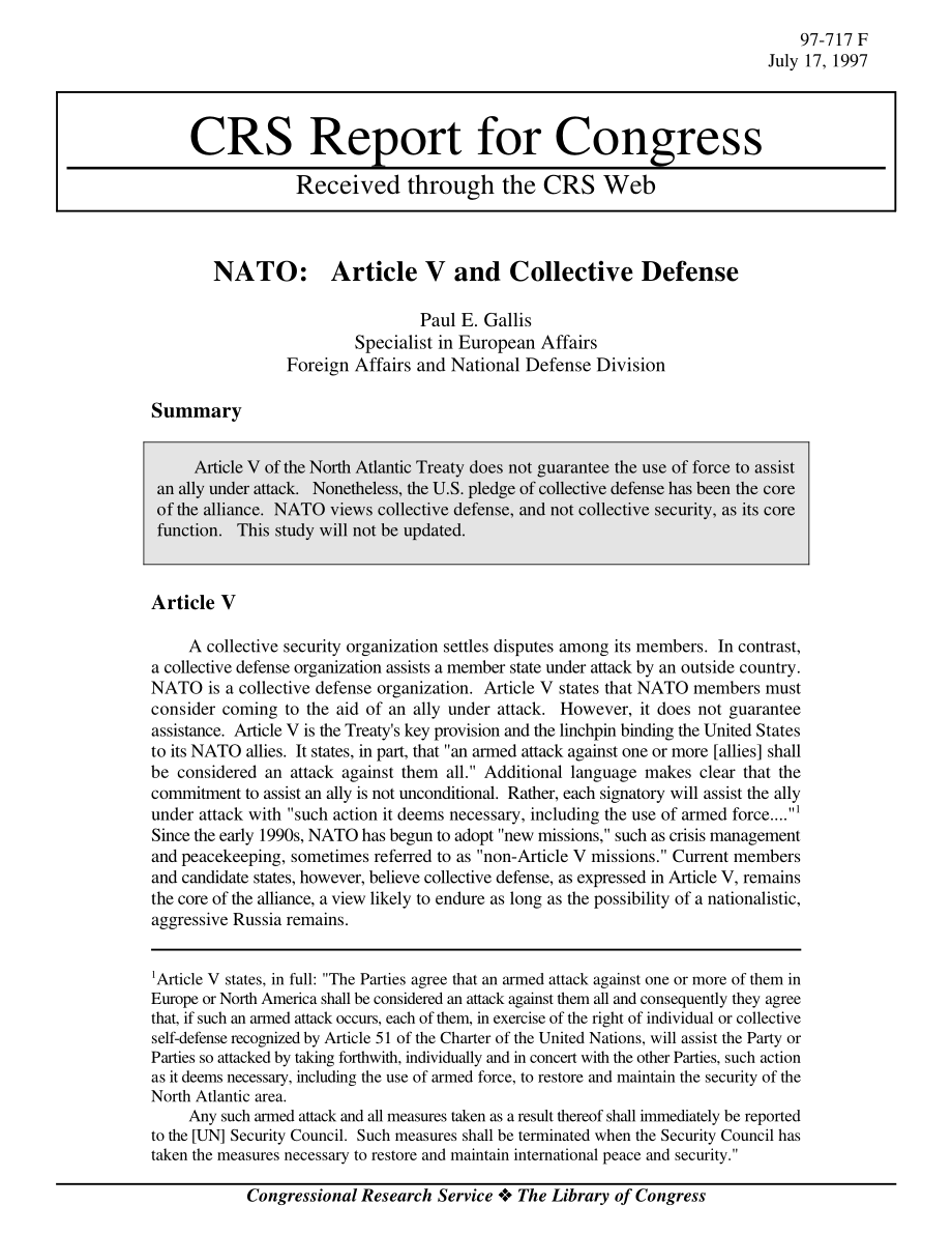 [19970717]97-717_北约：第五条和集体防御.pdf_第1页